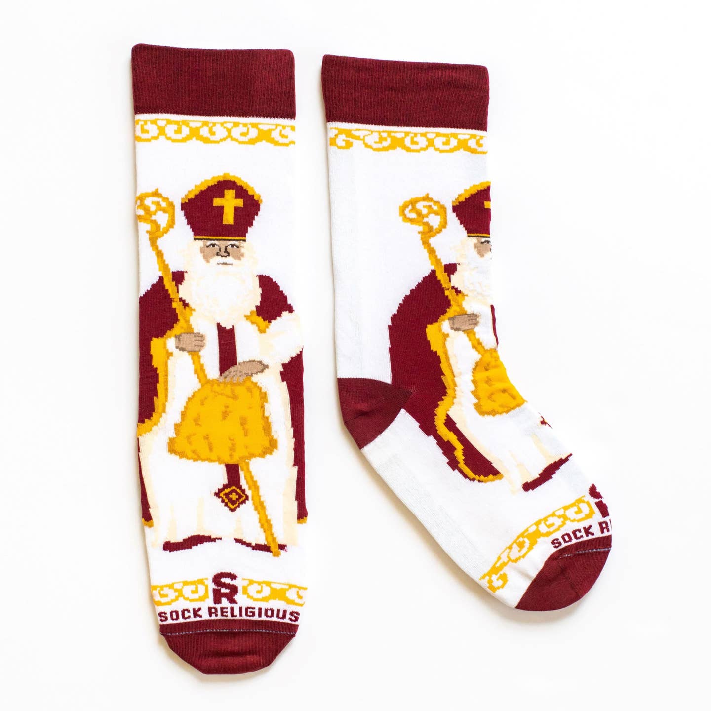 Religious Themed Socks, Kids-Adult Size (Many Variants)