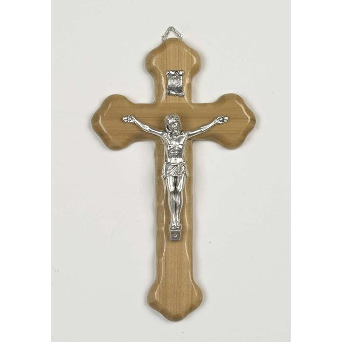 Olive Wood Crucifix - 8"