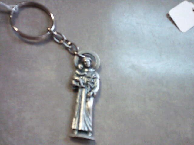 St. Anthony metal keychain