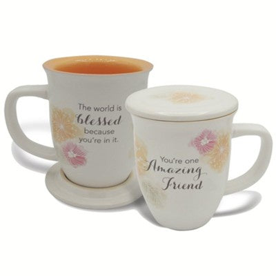 Amazing Friend, Mug and Coaster Set