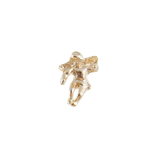 Gold-tone Small Angel Lapel Pin