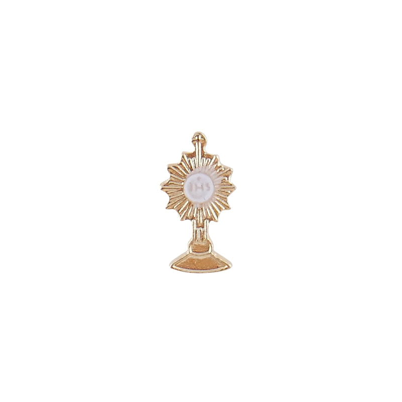 Sunburst Monstrance Lapel Pin