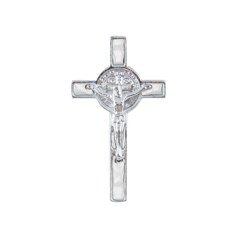 St. Benedict Crucifix Lapel Pins In Assorted Colors