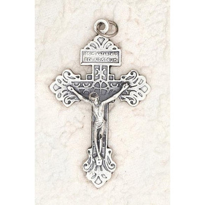 Pardon Crucifix, Silver-tone Medal - #8808