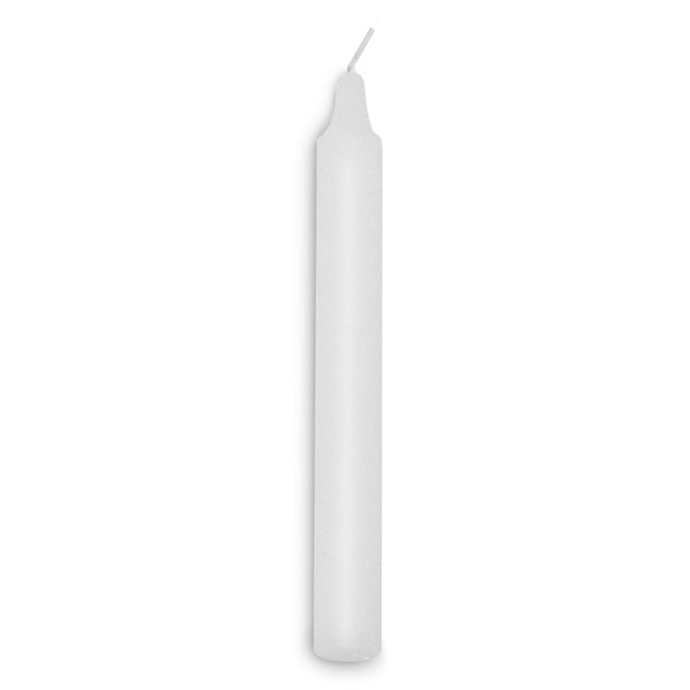 White Stearic Candle (0.5 x 4")