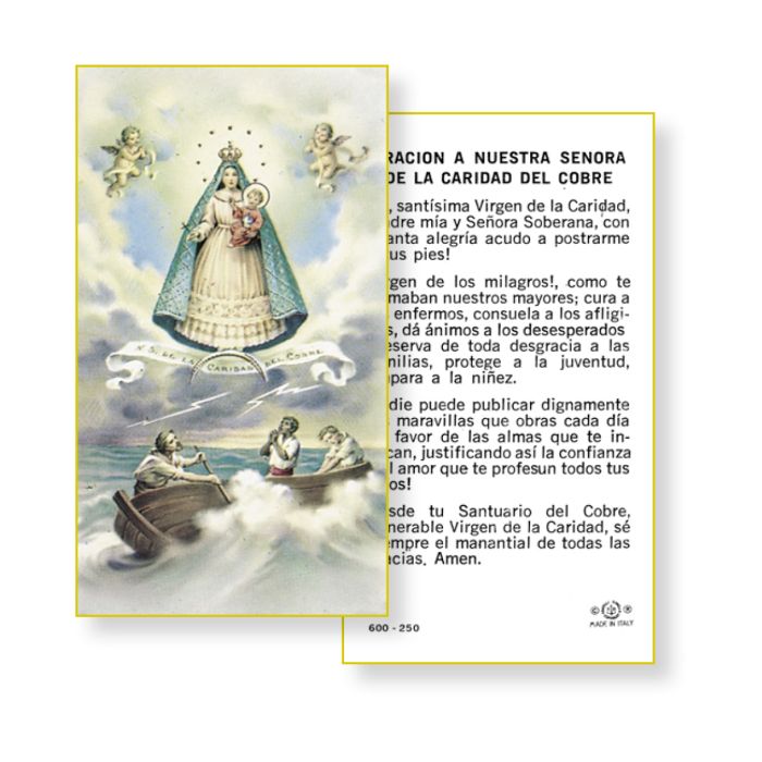 Nuestra Senora de la Caridad del Cobre, Oracion  (Our Lady of Charity) - Holy Card