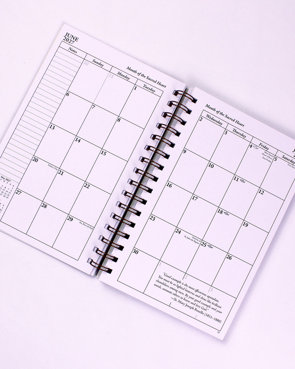 *2027* Saints Calendar & Planner, 16 Month - Coming Soon