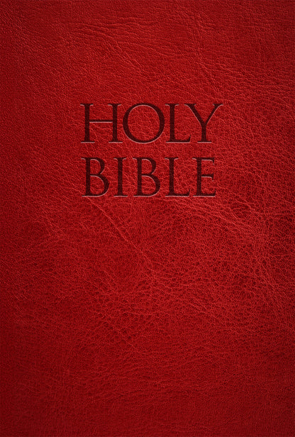 Holy Bible in Red Deluxe Ultrasoft Leatherette - NABRE