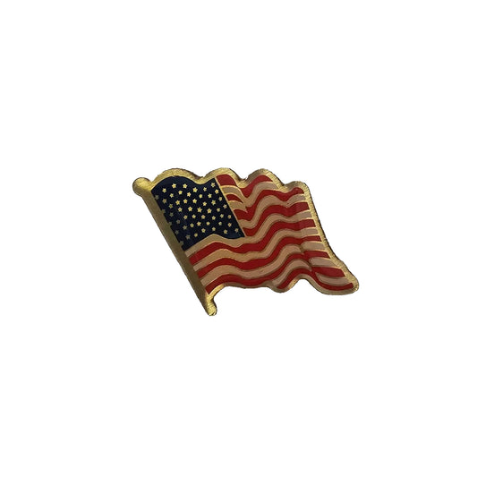 Gilded American Flag - Lapel Pin