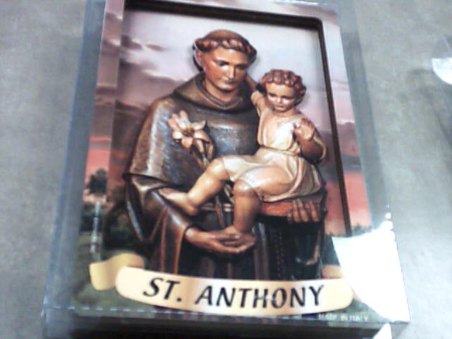 St. Anthony 3D plaque