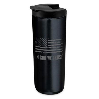 Back-out US Flag "In God We Trust" - 20oz Tumbler