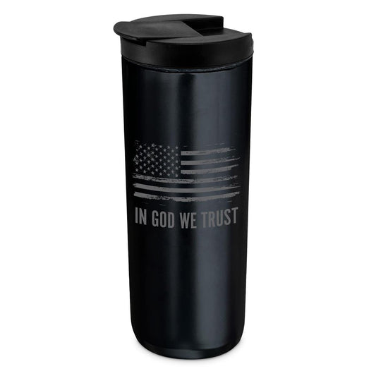 Back-out US Flag "In God We Trust" - 20oz Tumbler
