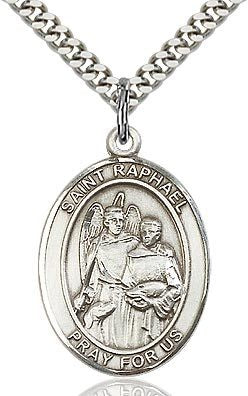 St. Raphael the Archangel Oval Patron Series - Necklace