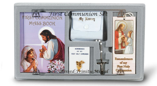 GIRL FIRST COMMUNION 6 PIECE GIFT SET