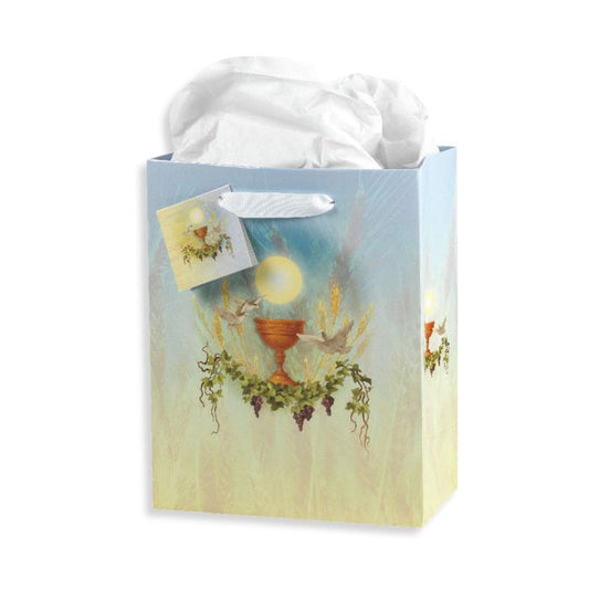 First Communion Chalice Gift Bag In Assorted Sizes