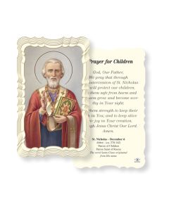 Prayer for Children Holy Card