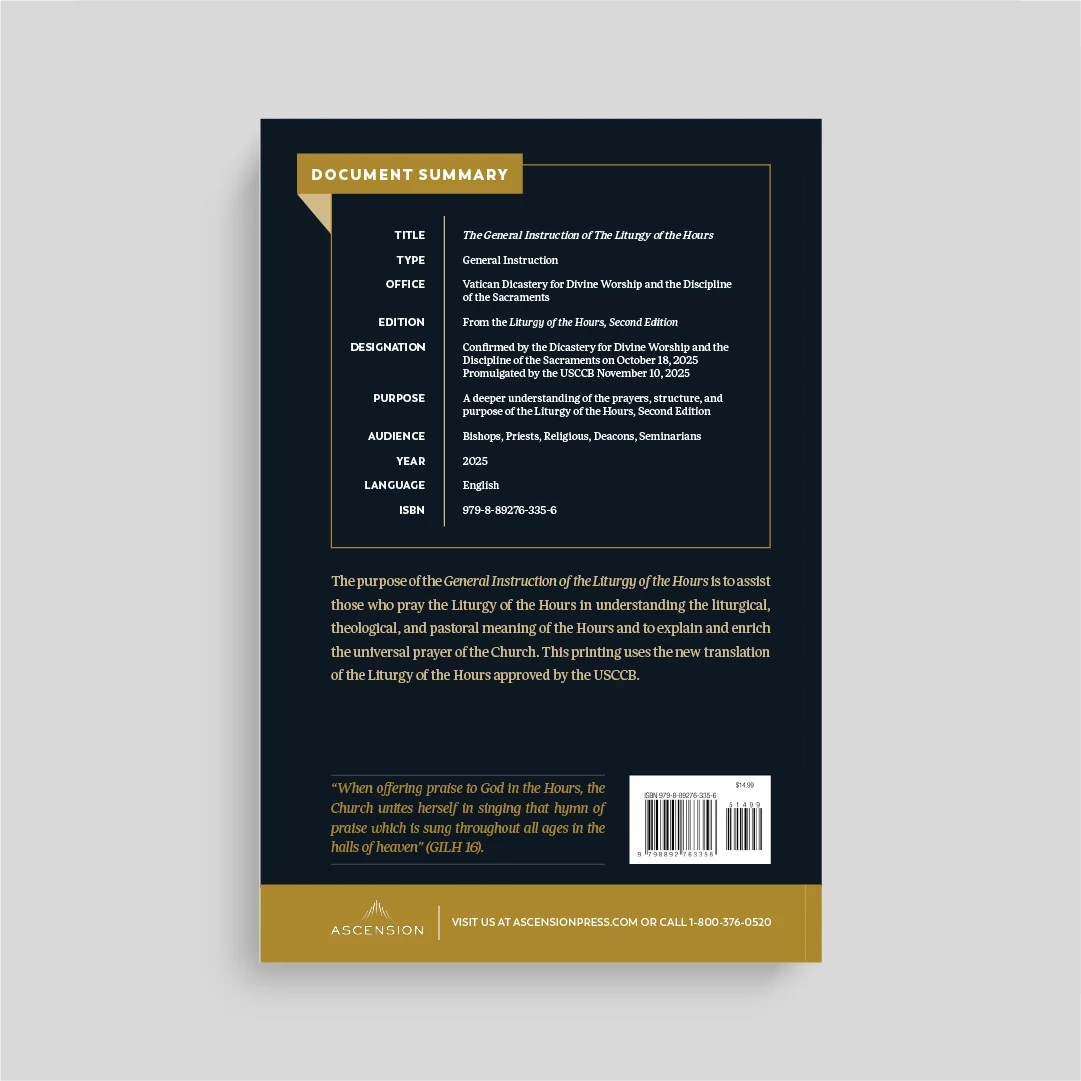 **COMING 2027** General Instruction of the Liturgy of the Hours, Second Edition - by Libreria Editrice Vaticana (LEV)