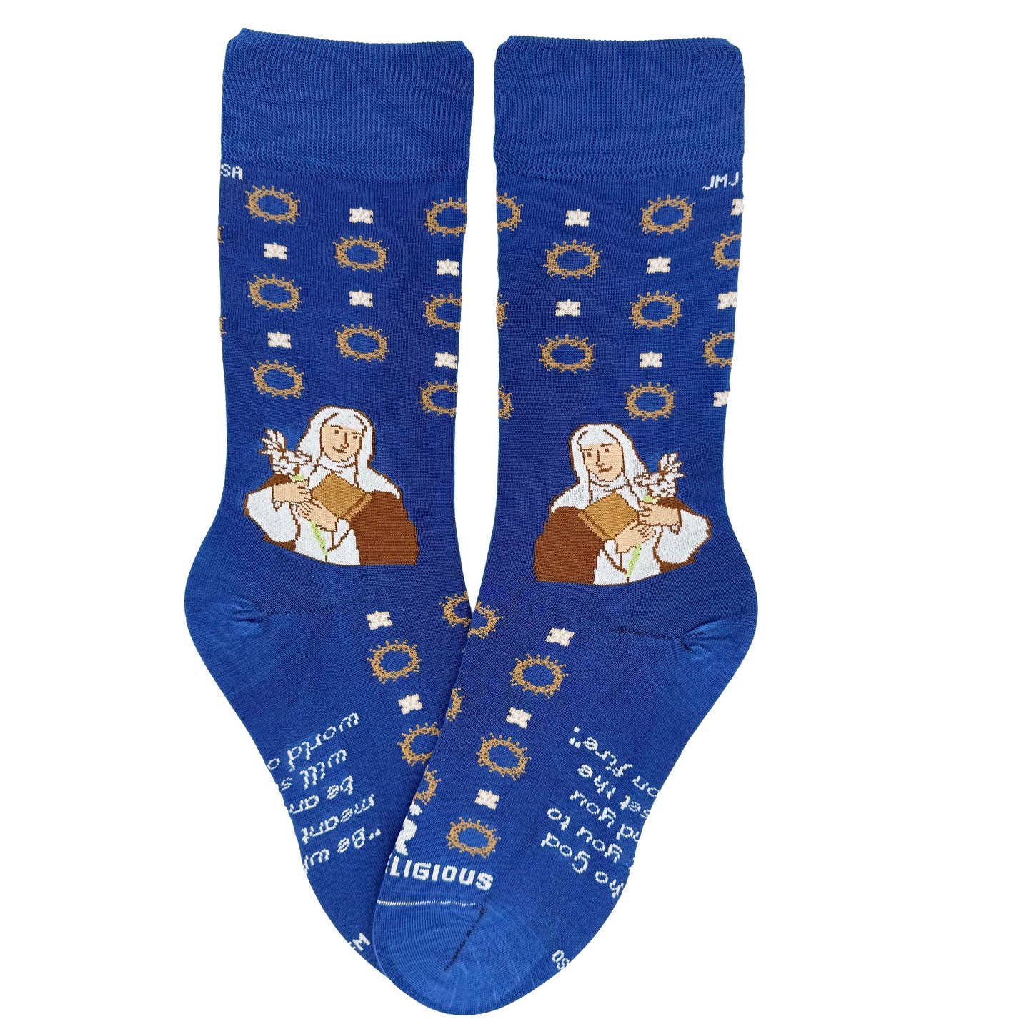 Religious Themed Socks, Kids-Adult Size (Many Variants)