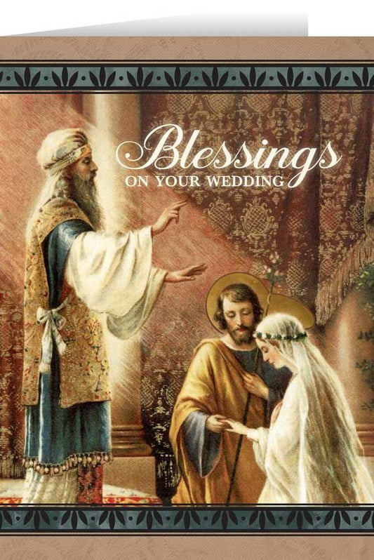 Mary & St. Joseph's Wedding Greeting Card