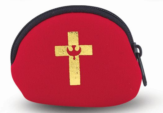 Red Confirmation Rosary Pouch