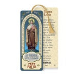 SAINT THERESE LAMINATED BOOKMARK WITH TASSEL