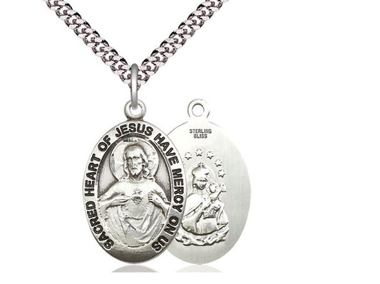 Scapular Sterling Silver Medal