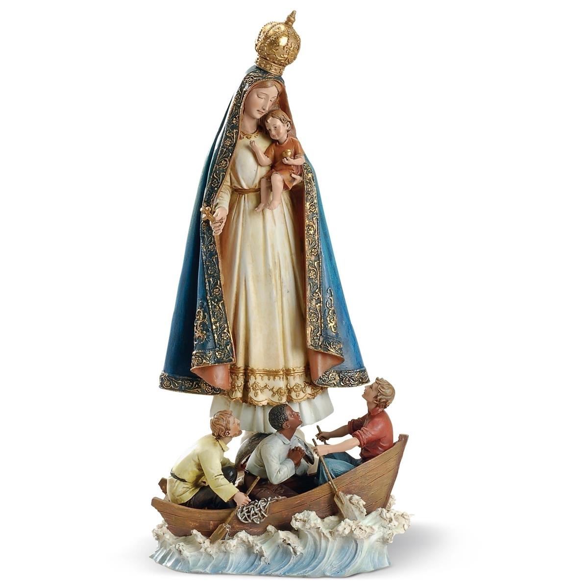 13" Caridad del Cobre (Our Lady of Charity) Statue