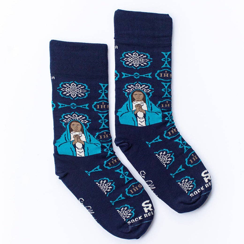 Religious Themed Socks, Kids-Adult Size (Many Variants)