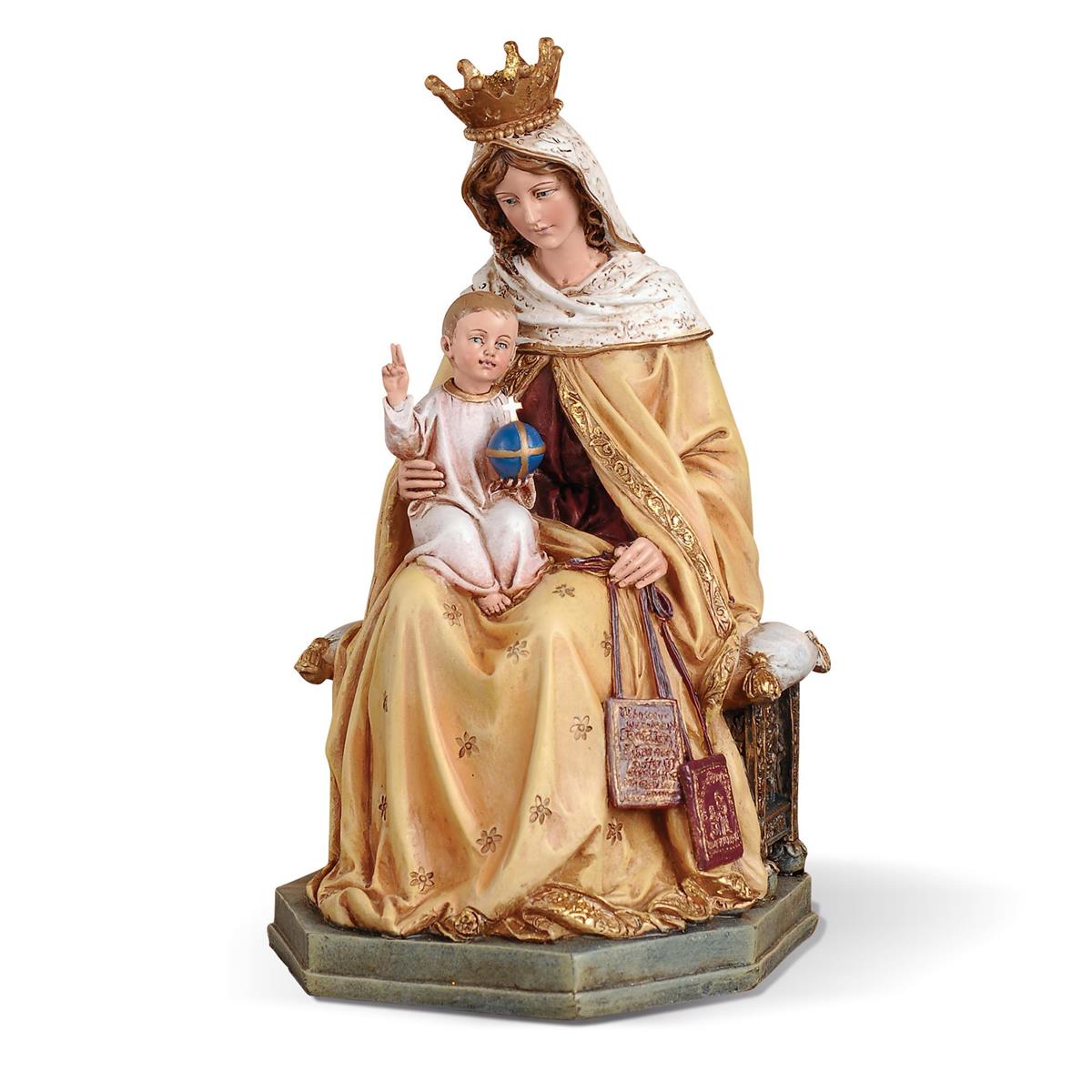 8" Our Lady of Mount Carmel Statue