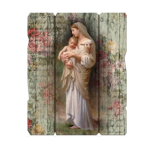 Divine Innocence 7 1/2X9" Vintage Plaque With Hanger