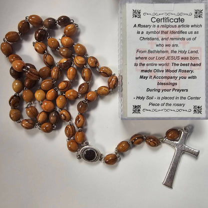 Holy Land Olive Wood Rosary