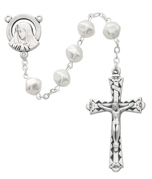White Pearl Rosary