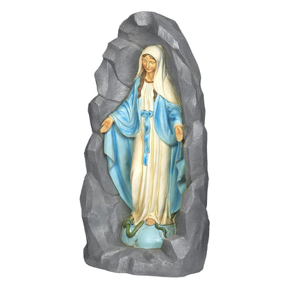 Our Lady of Grace in Grotto - 36" Outdoor Statue