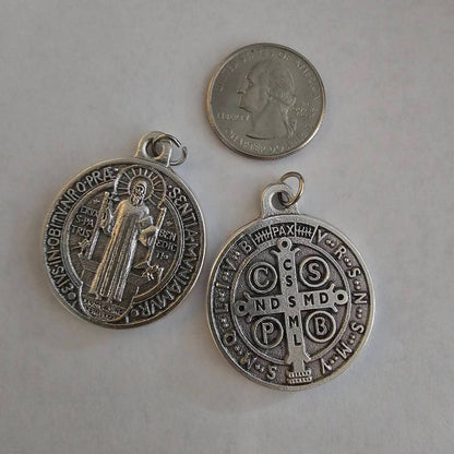 St. Benedict Jubilee Medal, Oxidized