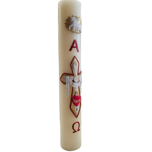 Cirio Pascual ALPHA & OMEGA - 12" Easter Candle