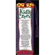 Bookmark with tassel with Kid's Creed prayer