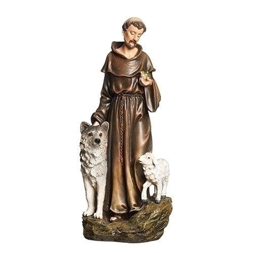 St. Francis with the Animals Statue - 9.75"