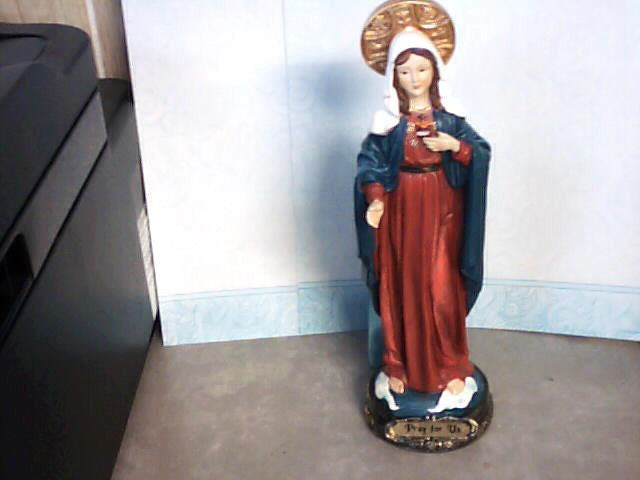 Immaculate Heart of Mary - 9" Statue