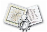 HOLY SPIRIT ROSARY RING AND PRAYER CARD