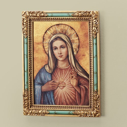 Immaculate Heart of Mary Framed