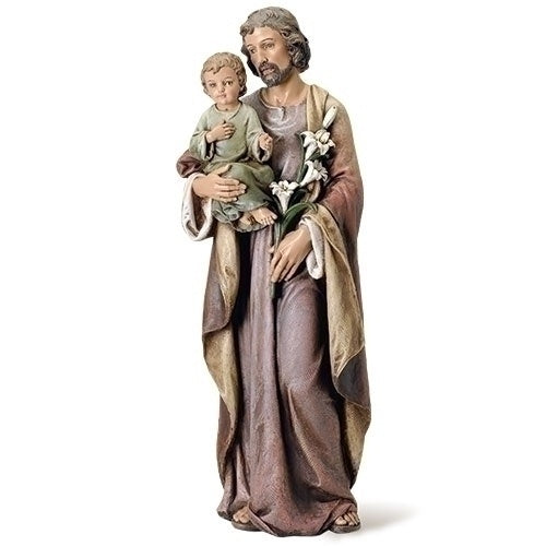 St. Joseph and Child, Renaissance Collection - Large 36.75" Statue
