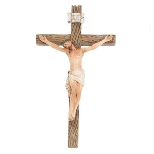 Painted Crucifix - 8"