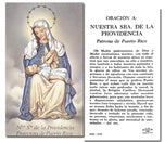 Oracion a Nuestra Senora de La Providencia Estampita - Prayer to Our Lady of Divine Providence Holy Card