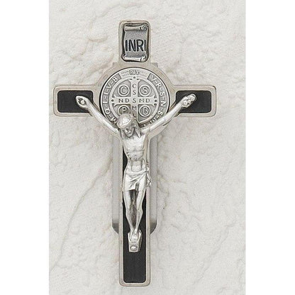 St. Benedict Crucifix Visor Clip - 2.75" (Color Variants)