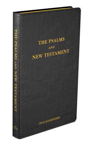 The Psalms and The New Testanment, Douay-Rheims - Flexible cover Leather