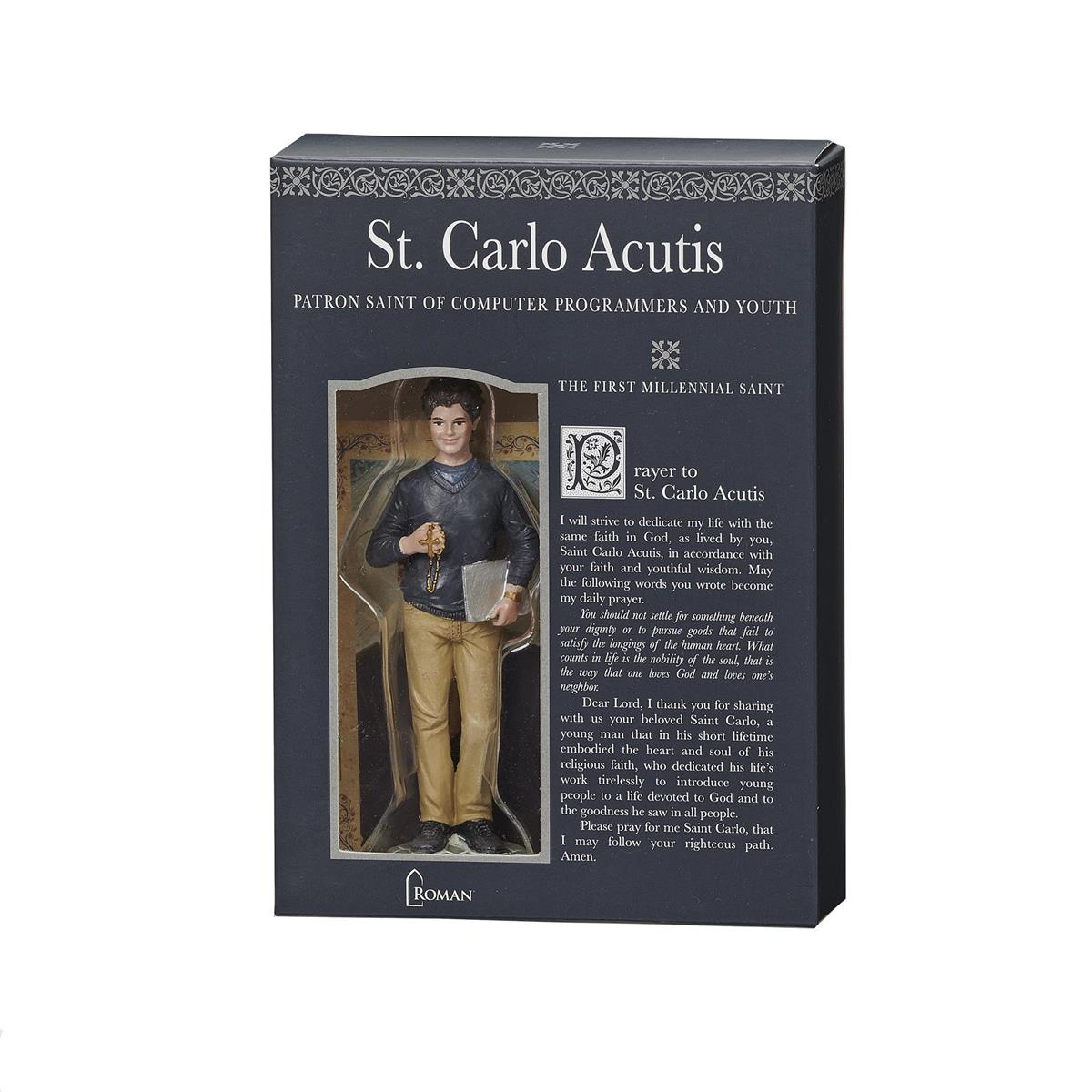 St. Carlo Acutis Figure Patrons & Protectors - 4"