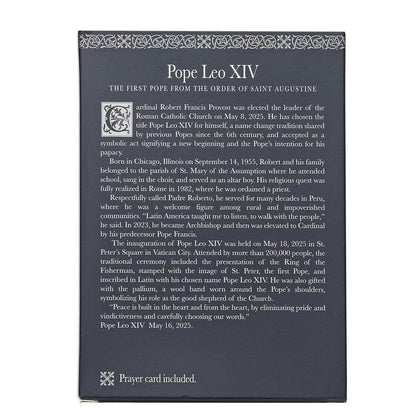 4" Pope Leo XIV Statue with Holy Card