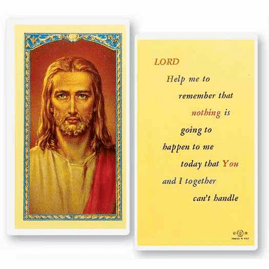 Holy Card - Lord, Help me to remember...