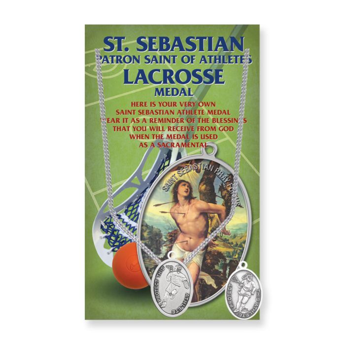 OVAL ST. SEBASTIAN MEN'S ATHLETIC MEDAL