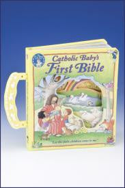 Catholic Baby's First Bible, Board Book With Handle - by Judith Bauer